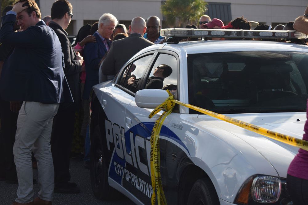 The Palatka Police Department assisted Secret Service with Bill Clinton Security.